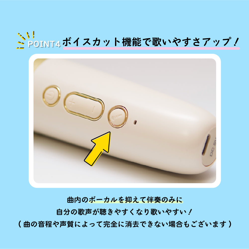 【マイク2本付き】家庭用ミニカラオケセット｜Bluetoothでスマホ接続