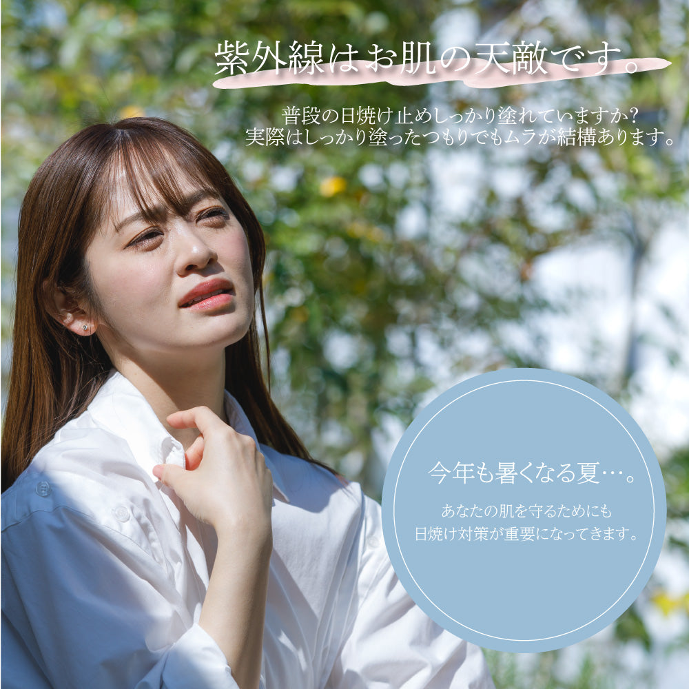 【美人百花MAQUIA掲載】日焼け止め塗り残しチェック UVミラー