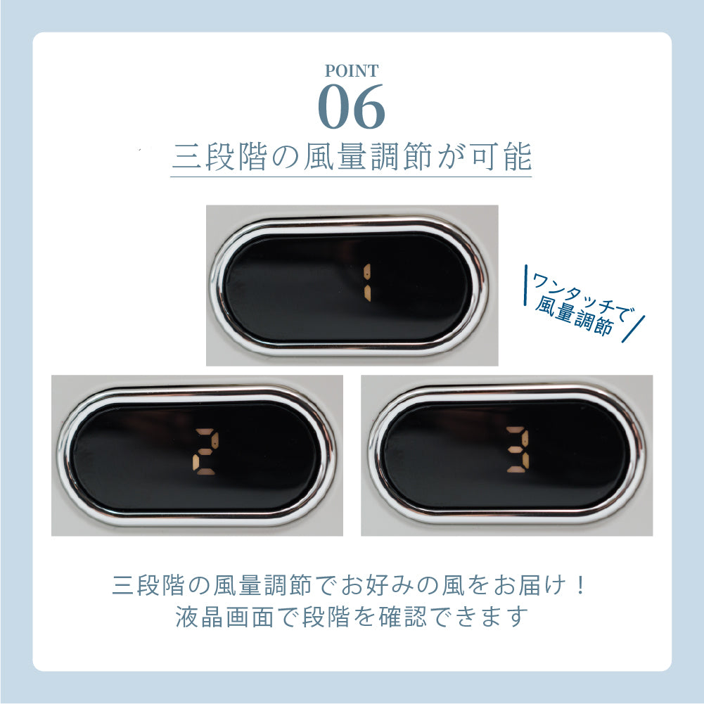 Smaly 2026年 ネックファン 羽なし 首掛け扇風機 液晶デジタル表示 ハンズフリー 指が入らない安全設計 羽根なし 軽量 静音 首かけ 携帯扇風機 ネッククーラー 3段階風量 USB充電 充電式 熱中症対策 子供 ホワイト